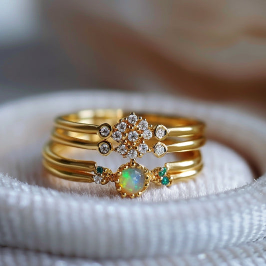Anillo Ópalo Verde