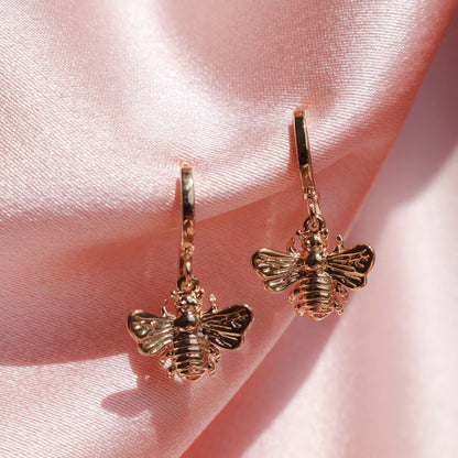 Pendientes Abejitas en Oro y Plata