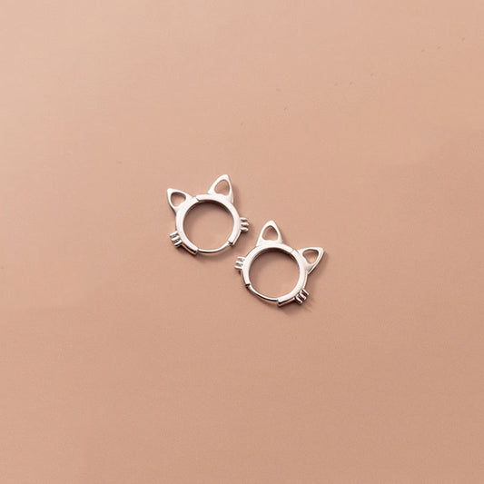 Pendientes Asa de Gato en Oro y Plata