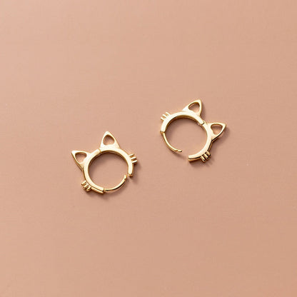 Pendientes Asa de Gato en Oro y Plata