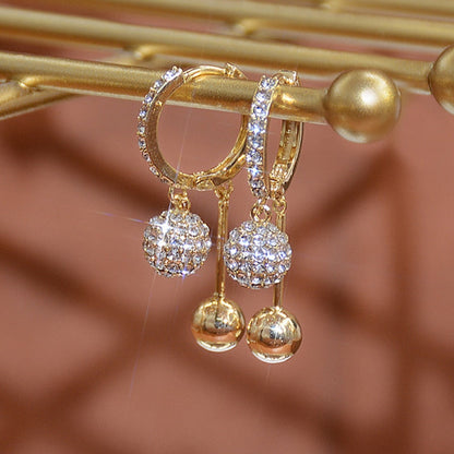 Aretes de Lujo de Perlas y Circonitas