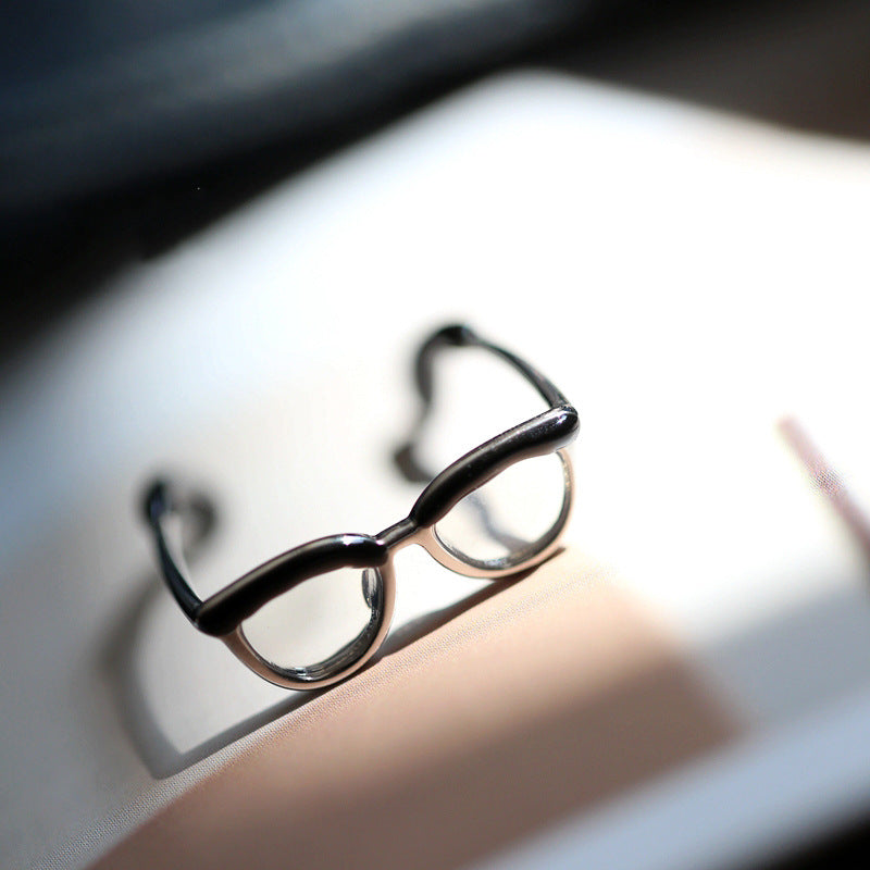 Anillo Ajustable con Lentes estilo Minimalista