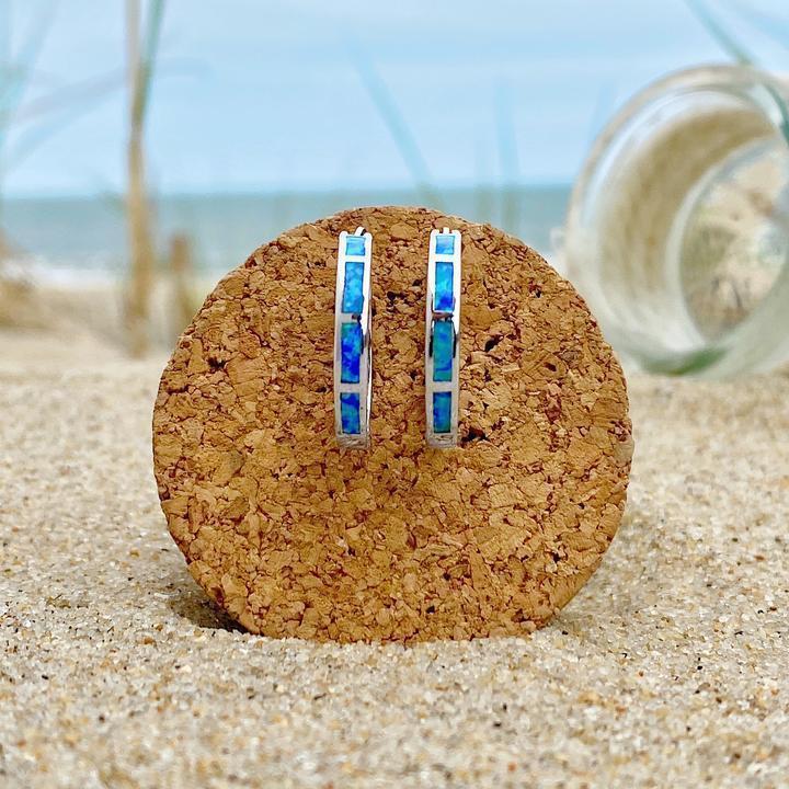 Aros de Lujo Inspirados en los Oceanos en Plata y Ópalo