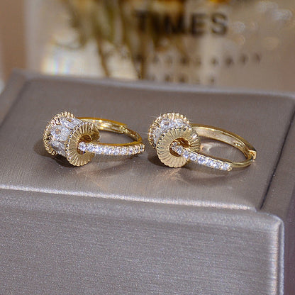 Aretes de Lujo de Perlas y Circonitas