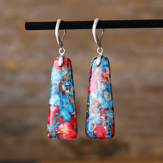 Aretes de Colores Vintage