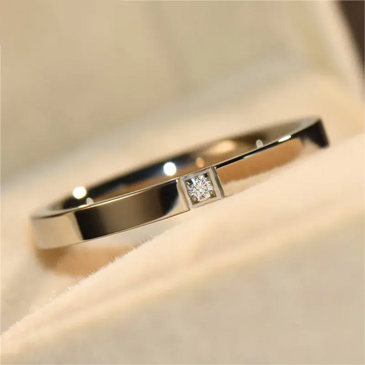 Anillo Fino Vintage Brillante